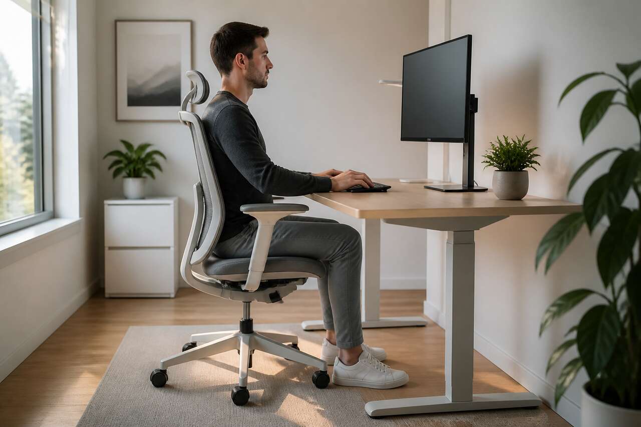 Adopter une ergonomie simple: posture, r&eacute;glages et pauses