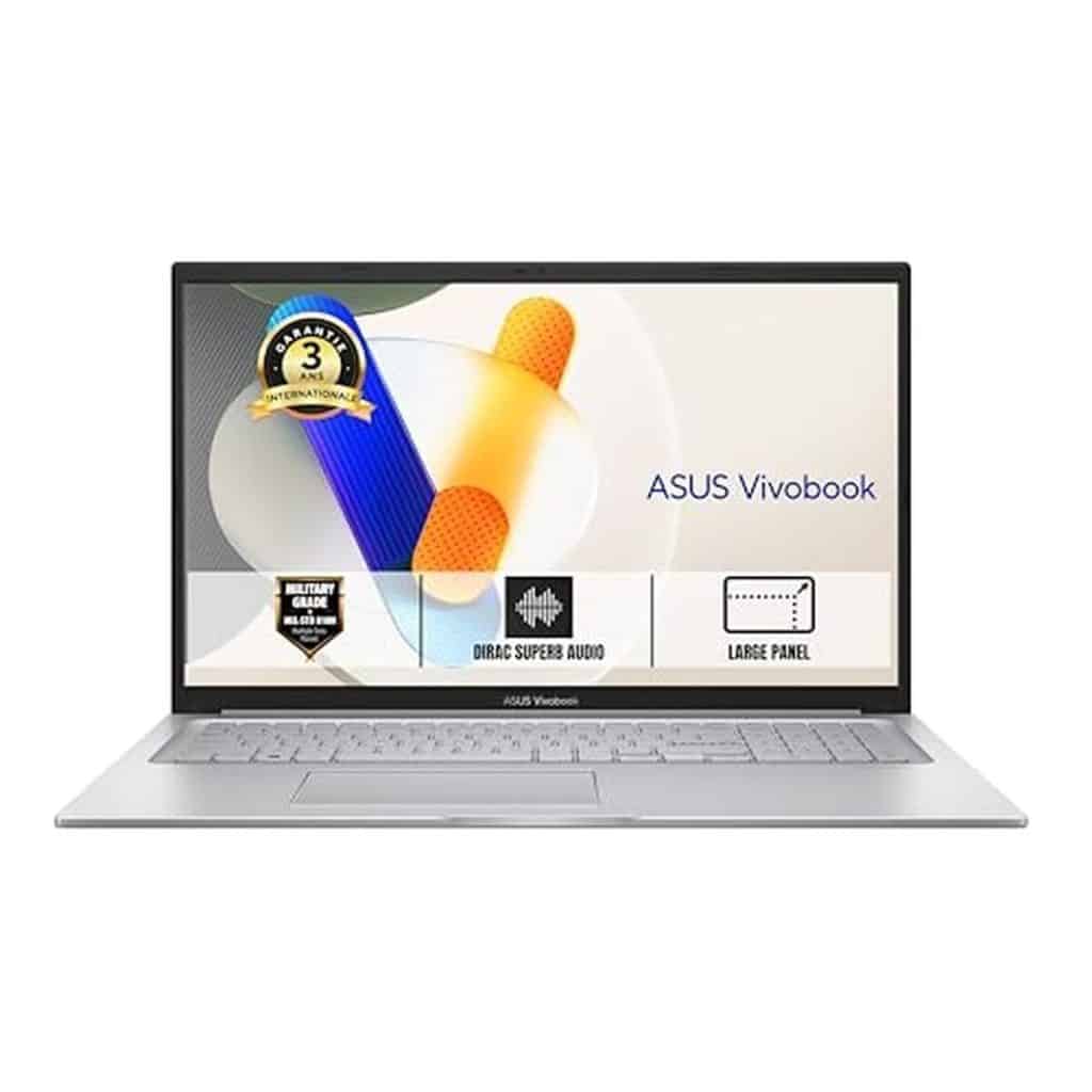 Test ASUS Vivobook X1704VA : puissance et performance en 17 pouces