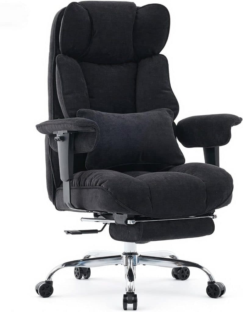Test de la chaise de bureau ergonomique Efomao 200KG