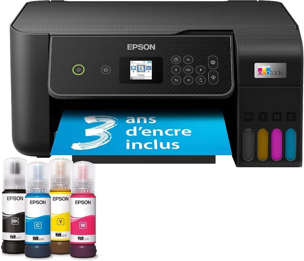 Test de l'imprimante Epson EcoTank ET-2870 : une autonomie d'encre record