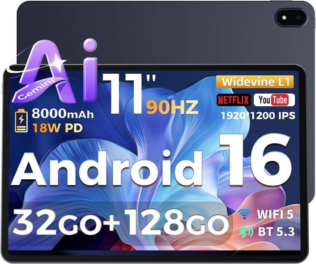 Test : tablette RebotAi 2027 avec Gemini AI et écran IPS