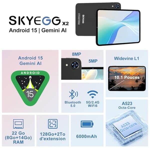 Découvrez notre test complet de la tablette Android Gemini AI 10 pouces : performances, fonctionnalités et qualité d'affichage pour tous les usages. 
