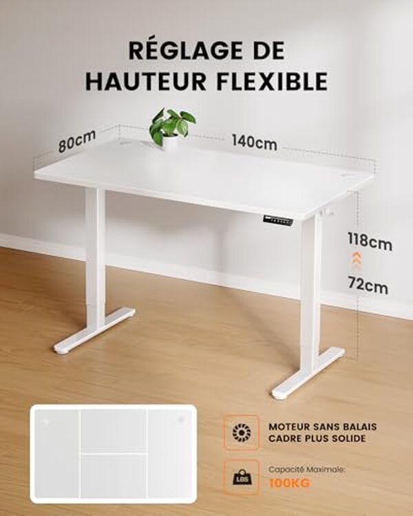 Découvrez notre test détaillé du bureau assis-debout électrique ErGear : performance robuste, fonctionnalités innovantes et avis d'experts pour votre poste de travail.