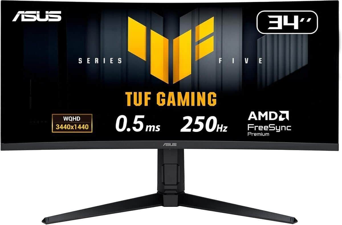 Test : aSUS TUF Gaming VG34WQML5A - écran incurvé 34" WQHD