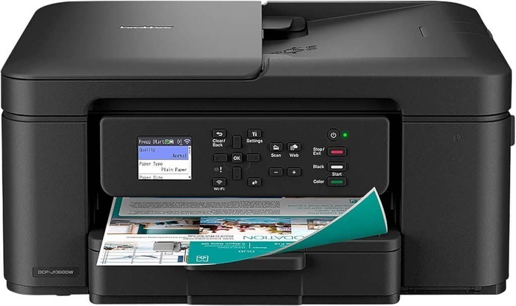 Test de l'imprimante Brother DCP-J1360DW : performance sans fil compacte