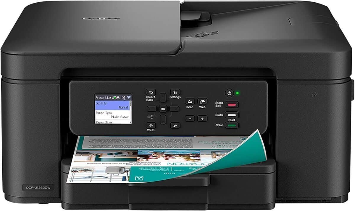 Test de l'imprimante Brother DCP-J1360DW : performance sans fil compacte