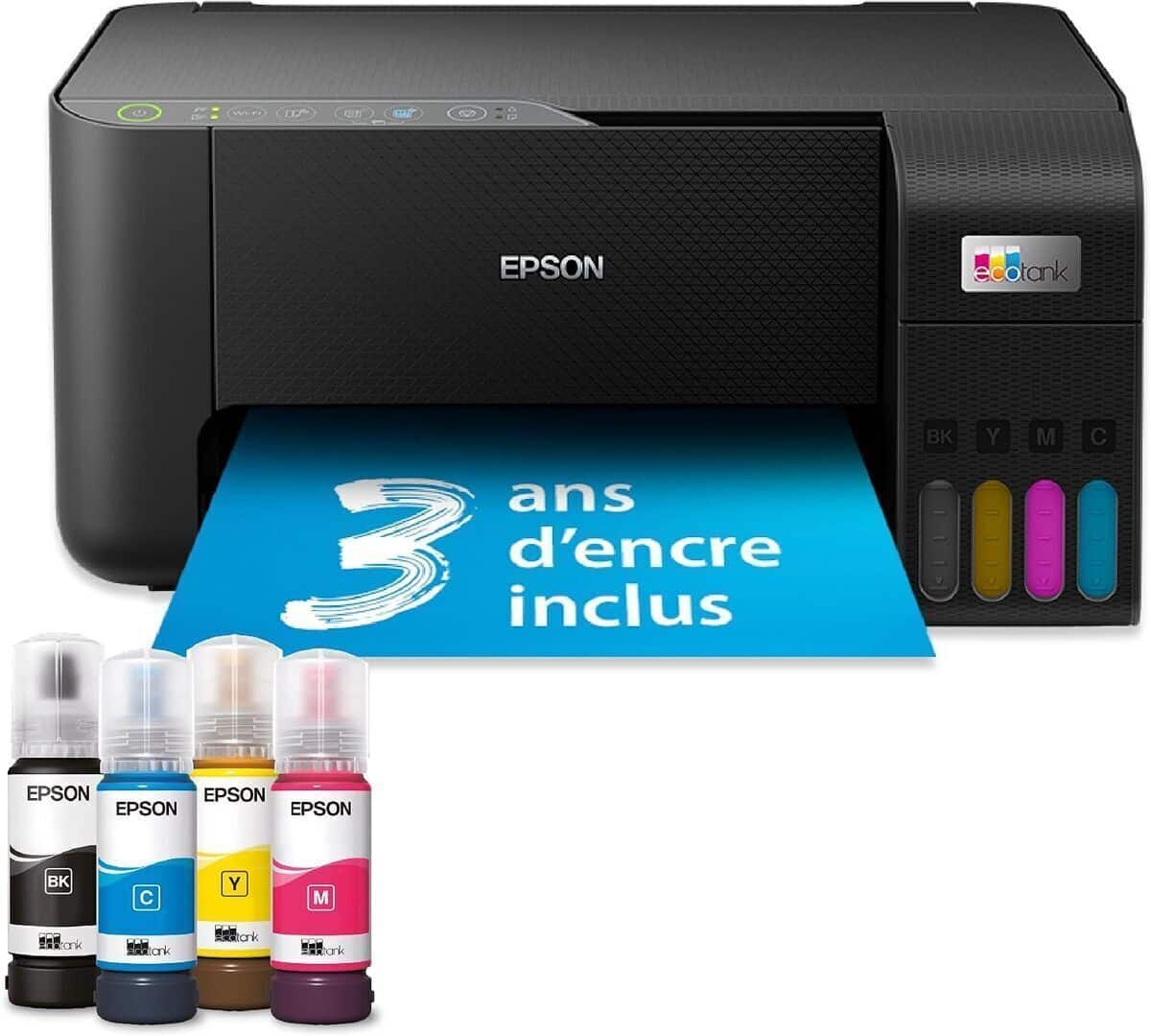 Test de l'imprimante Epson EcoTank ET-2862 : pratique et économique
