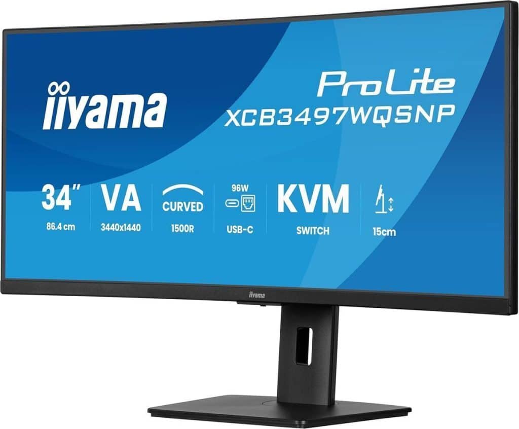 Test du iiyama ProLite XCB3497WQSNP-B1 : moniteur incurvé UWQHD 120Hz