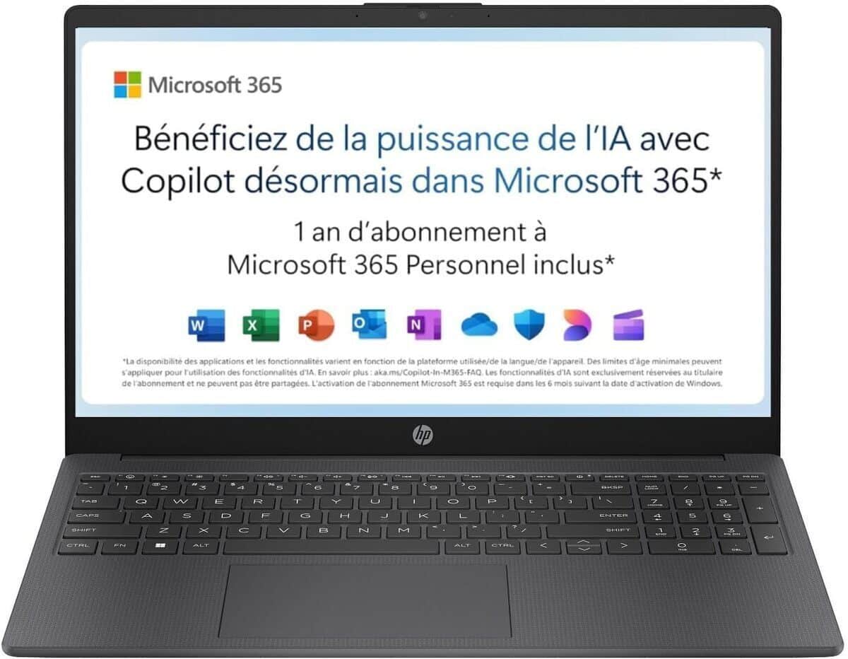 Test du PC portable HP 15-fd0001sf : puissance et polyvalence