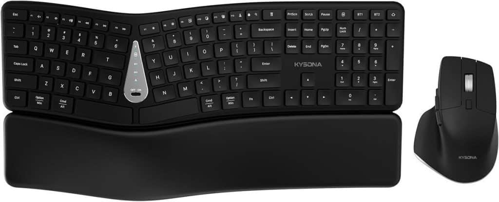 Test : ensemble clavier souris sans fil KYSONA ergonomique