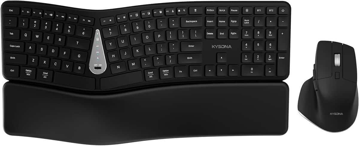 Test : ensemble clavier souris sans fil KYSONA ergonomique
