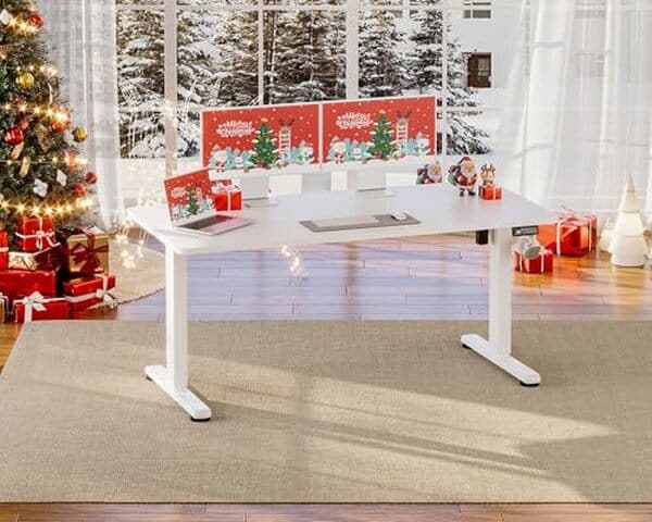 Découvrez notre test complet du bureau assis-debout électrique VFU 140x60 cm blanc : fonctionnalités, ergonomie et performance pour votre espace de travail. 