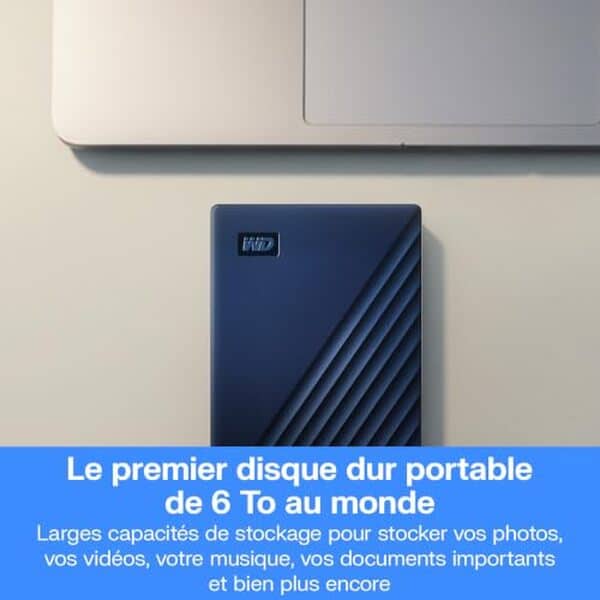 Découvrez notre test complet du disque dur WD My Passport 6To, le meilleur allié pour sauvegarder vos données sur Mac avec sécurité et rapidité. 