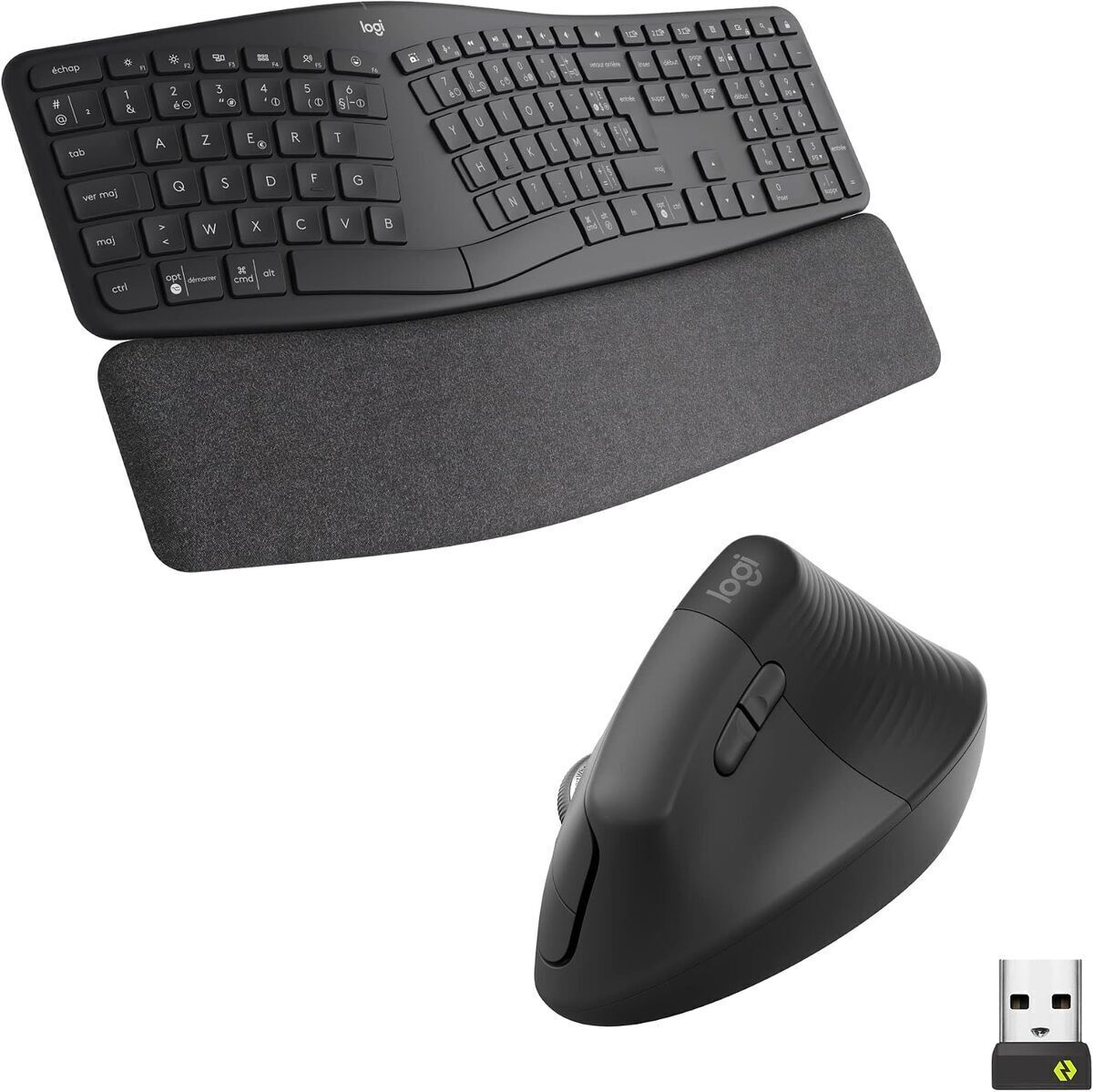 Test : clavier sans fil Logitech Ergo K860 et souris Lift Left