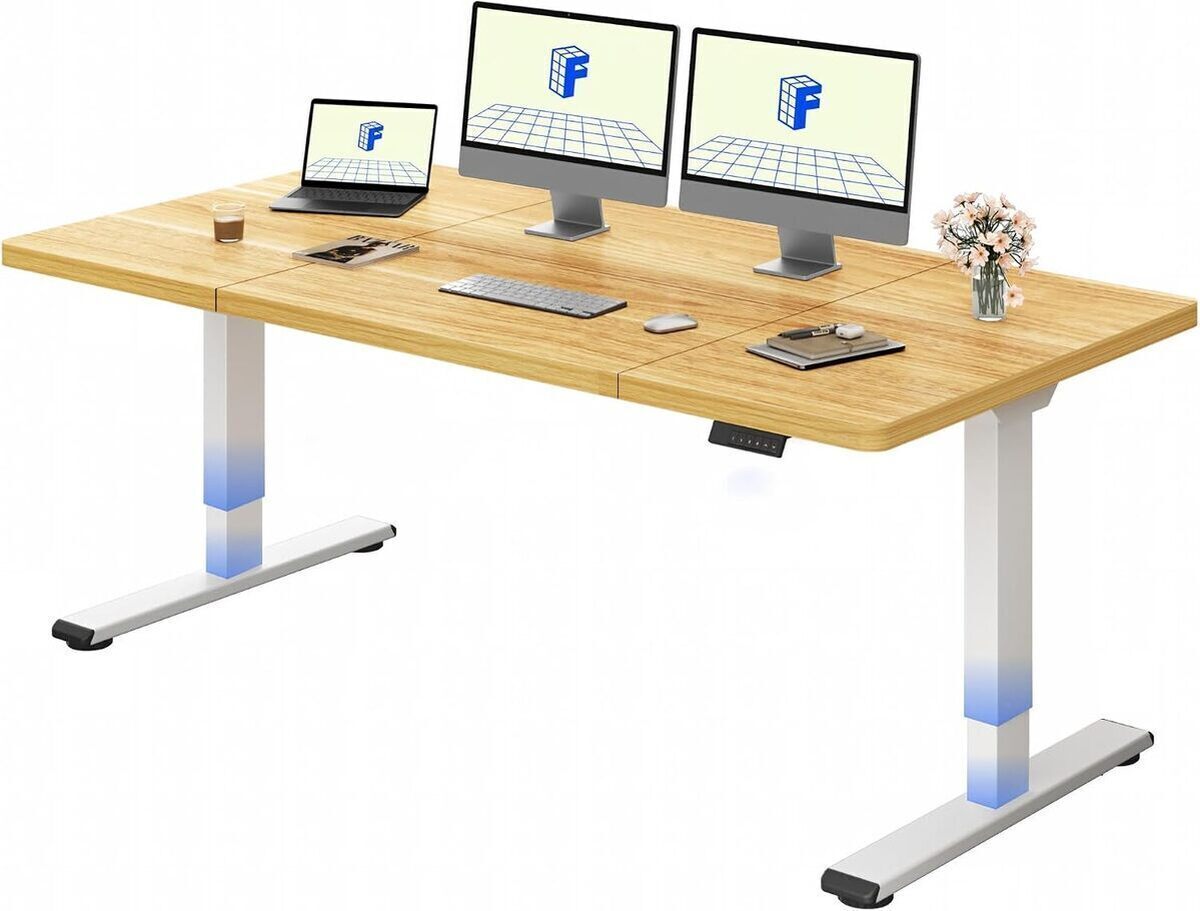 Test du bureau assis-debout FLEXISPOT double moteur 180x80cm