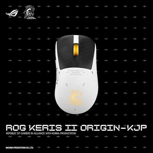 Découvrez notre test complet de la souris gaming ASUS ROG Keris II Origin-KJP : précision extrême, ergonomie et performance pour les gamers exigeants.