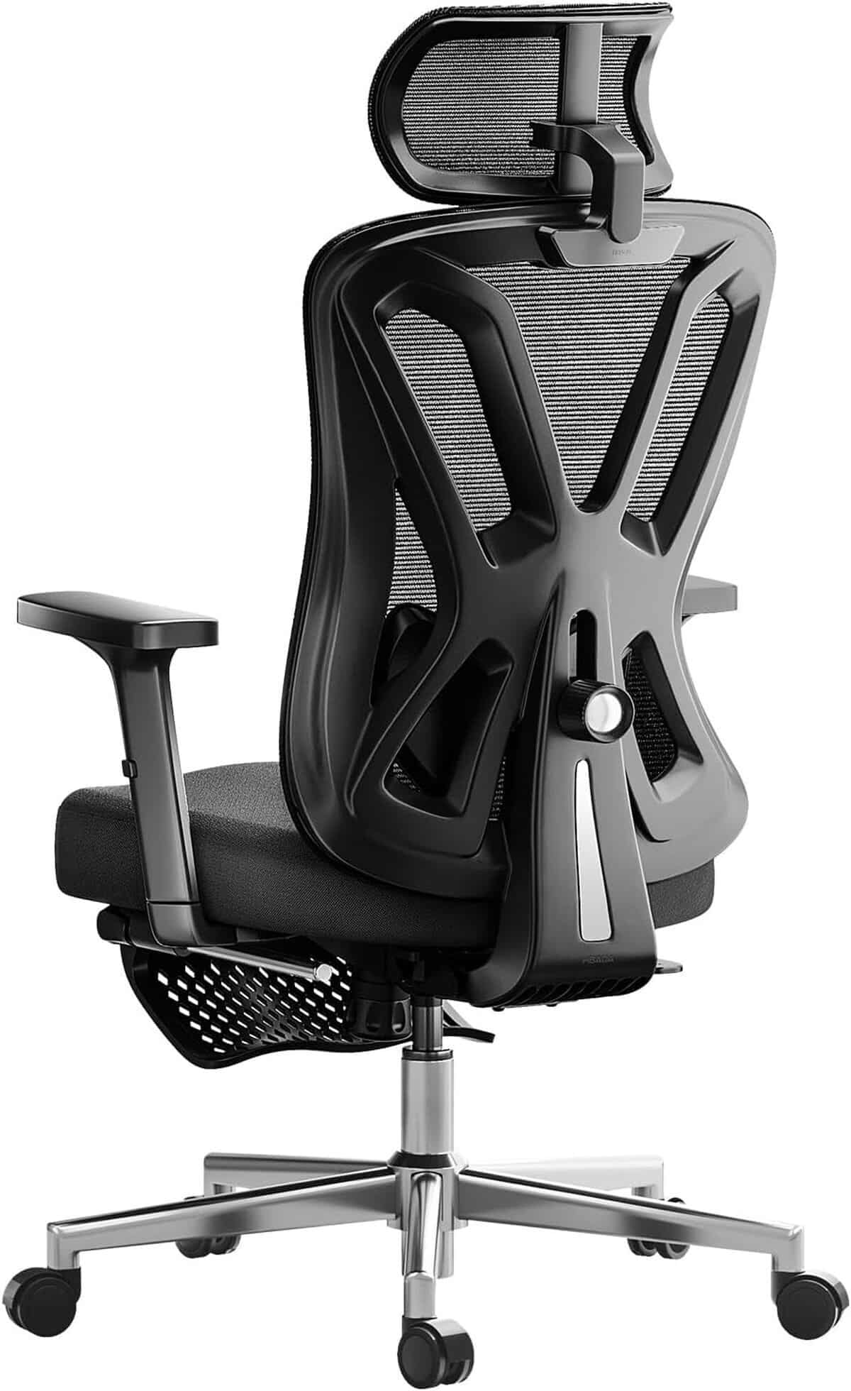 Test : chaise de bureau ergonomique Hbada P5 avec soutien lombaire et repose-pieds