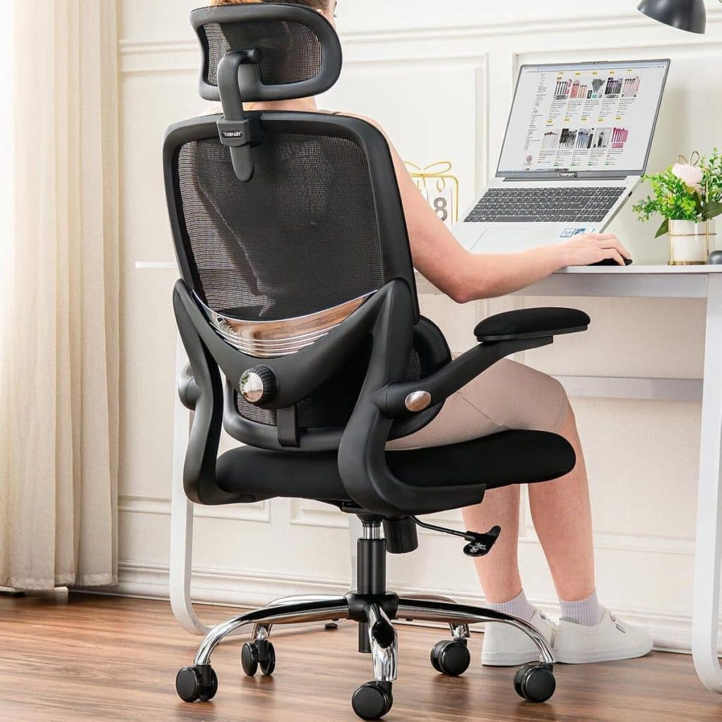 Test : chaise de bureau ergonomique Tonfary multitâches