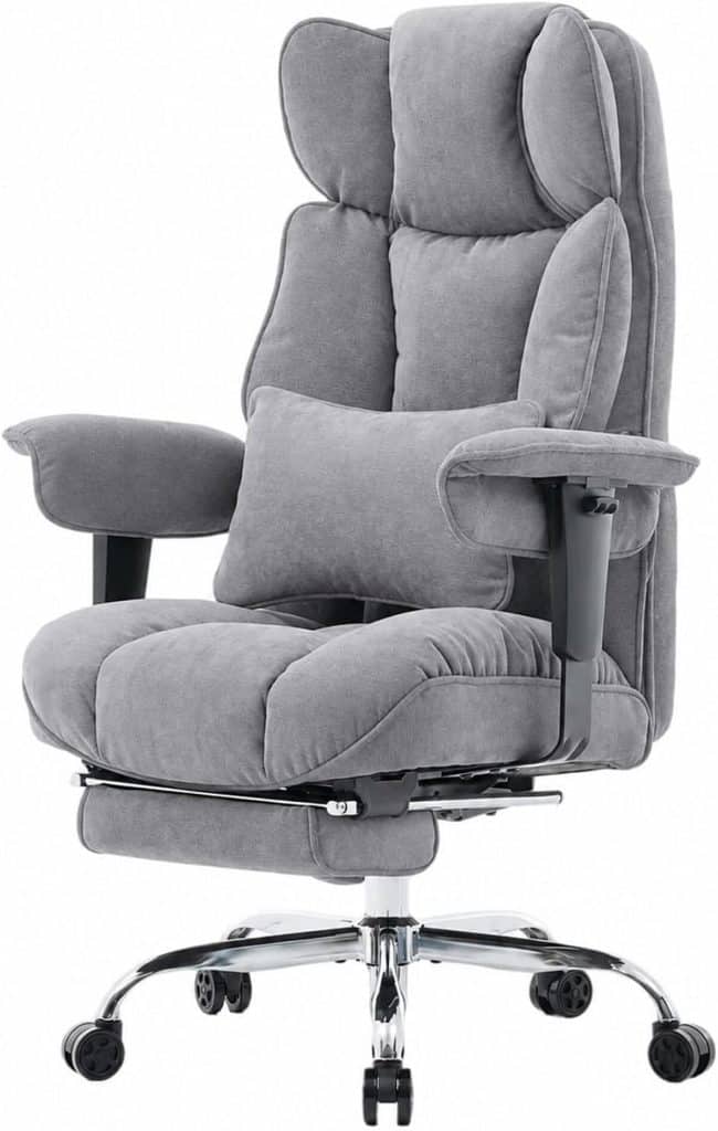 Test : efomao chaise de bureau grande taille 200 kg